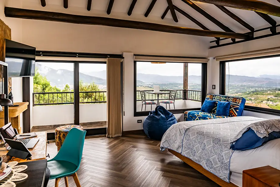 CASA EDMOND Villa de Leyva Habitacion Atardecer